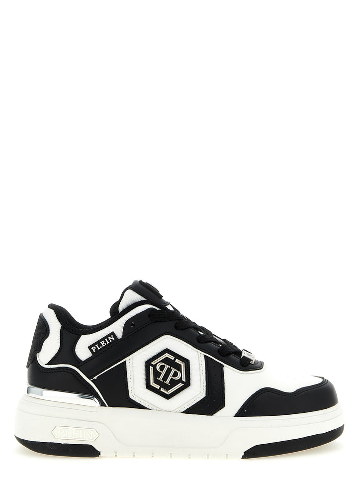 Philipp Plein Sk8r Sneakers - Bianco/Nero | 8701097d7e098a075a6cdf06dd128a5b6576c71c