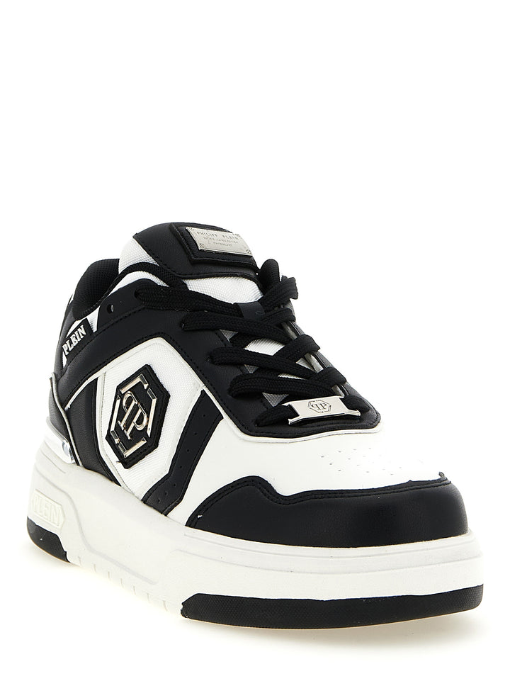 Philipp Plein Sk8r Sneakers - Bianco/Nero | 4daf43bfc17be5d8247e5ff59b9ba8c56e9eb893