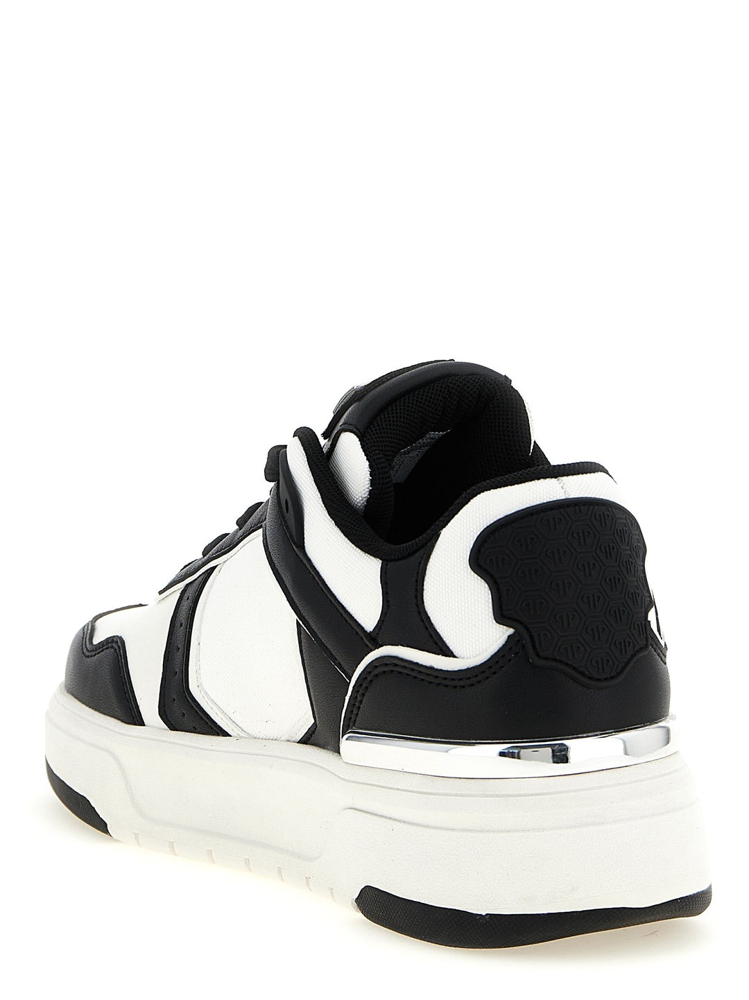 Philipp Plein Sk8r Sneakers - Bianco/Nero | 408a6cb1d9e04b0ee3dfa8c422c6964124589ae6