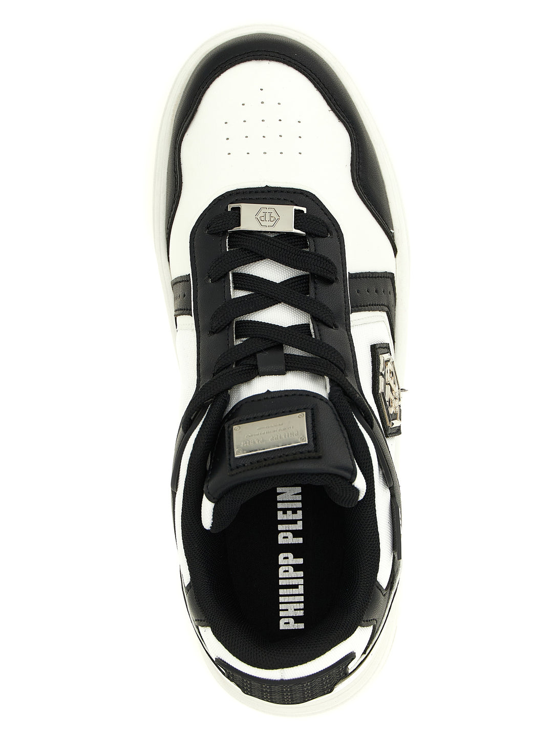Philipp Plein Sk8r Sneakers - Bianco/Nero | 40bb36af58764b729bc28350fa276ac346c44e27