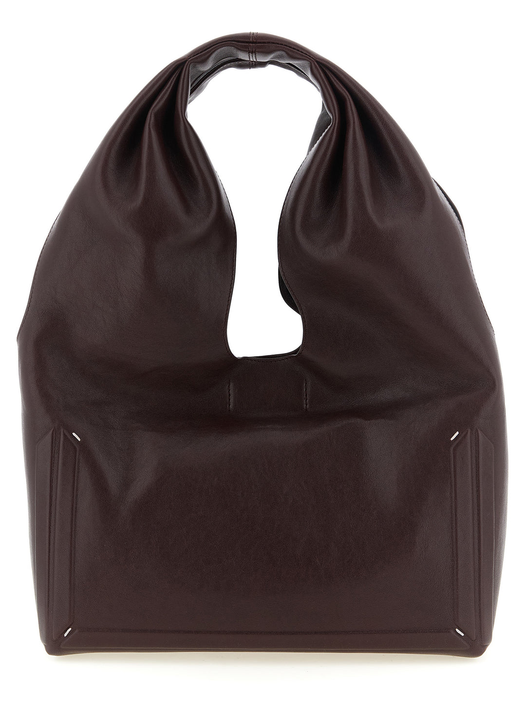 Maison Margiela Box Bag Medium Borse a Spalla e Tracolla - Bordeaux | 3a06c2214256141d82e7c9cfae141a2246893053