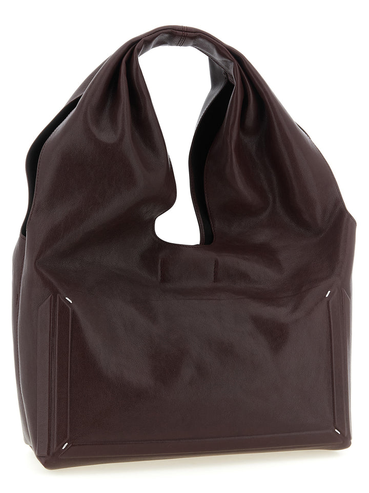 Maison Margiela Box Bag Medium Borse a Spalla e Tracolla - Bordeaux | 7b49257242169be0303fc2403f984230fe558541
