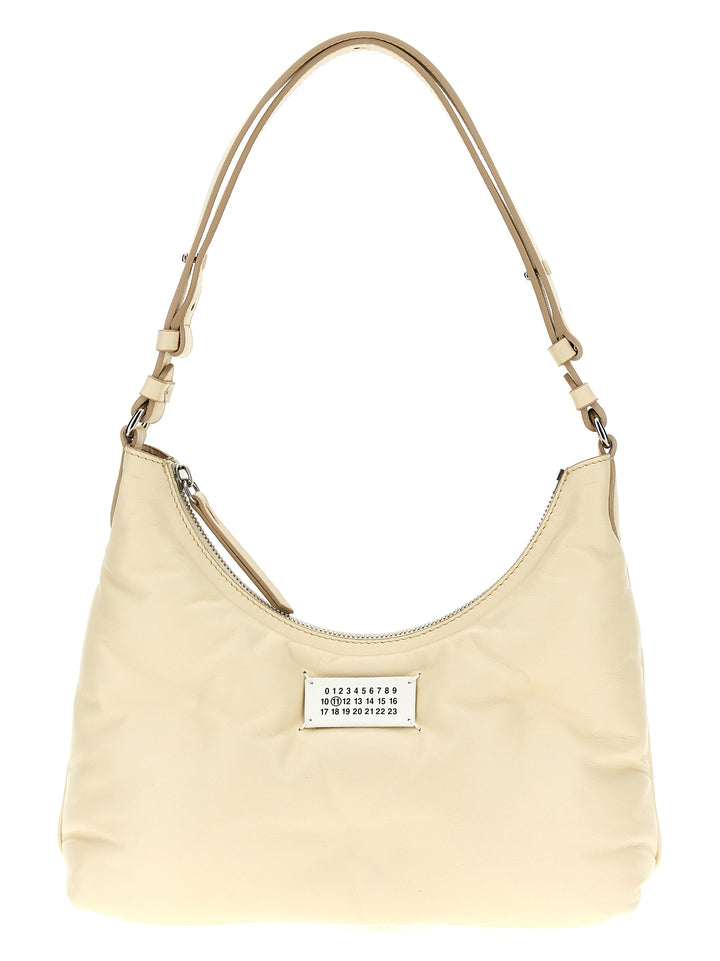 Maison Margiela Glam Slam Hobo Small Borse a Spalla e Tracolla - Bianco | 6c9b69259a54fa10f2d2d0441c3857ecaa44605b
