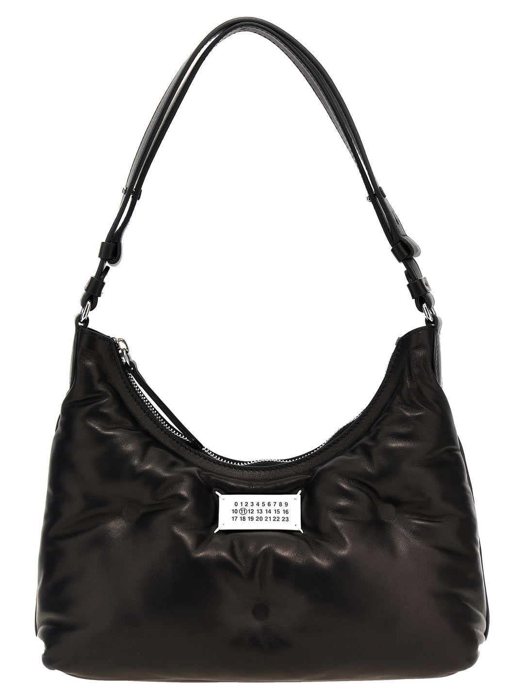 Maison Margiela Glam Slam Hobo Small Borse a Spalla e Tracolla - Nero | 10300a60349c90f9dc423f13f1aa848ce140ee91