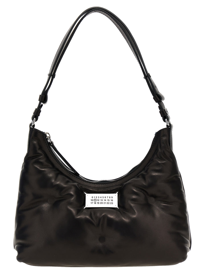 Maison Margiela Glam Slam Hobo Small Borse a Spalla e Tracolla - Nero | 10300a60349c90f9dc423f13f1aa848ce140ee91