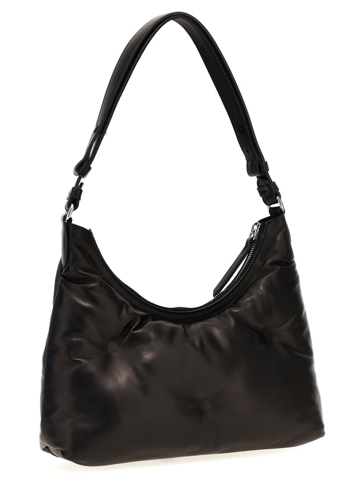 Maison Margiela Glam Slam Hobo Small Borse a Spalla e Tracolla - Nero | 3473953a9e114579bd0ab86b28b757d765c0a911