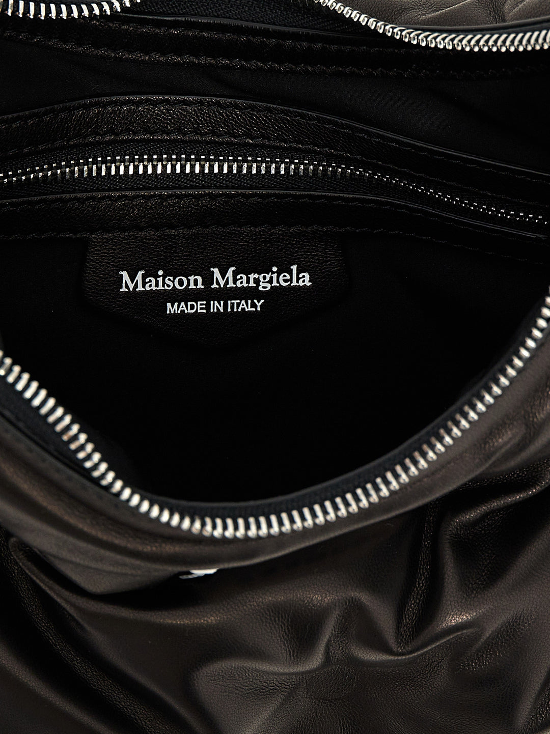 Maison Margiela Glam Slam Hobo Small Borse a Spalla e Tracolla - Nero | 6da75489388f0d47423cf73b683f478aa0c33558