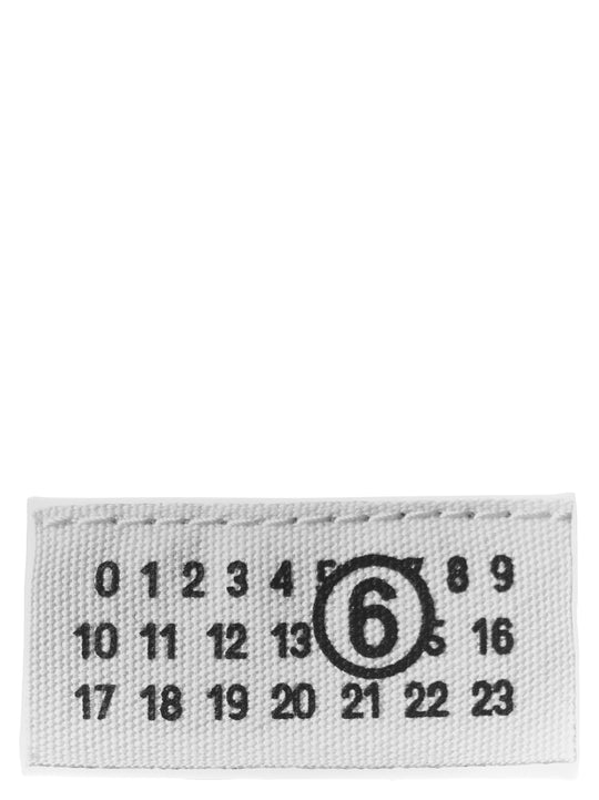 Etichetta Numeric Clutch Bianco