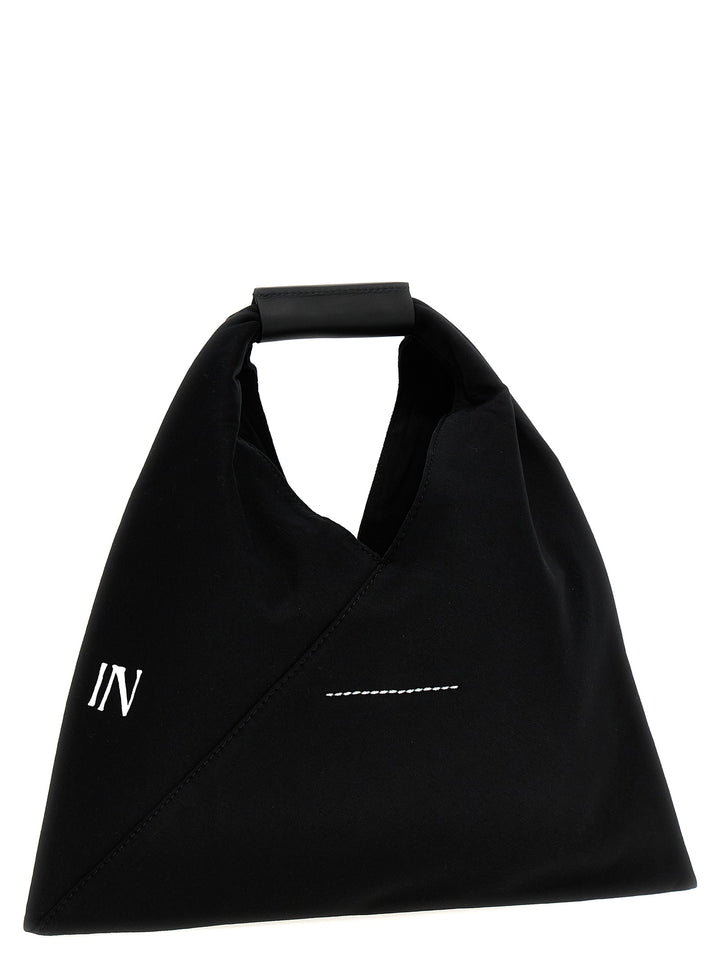 Mm6 Maison Margiela Mini Japanese Borse a Mano - Bianco/Nero | 346a62860c58779fb15fdfeb41abd183987c2520