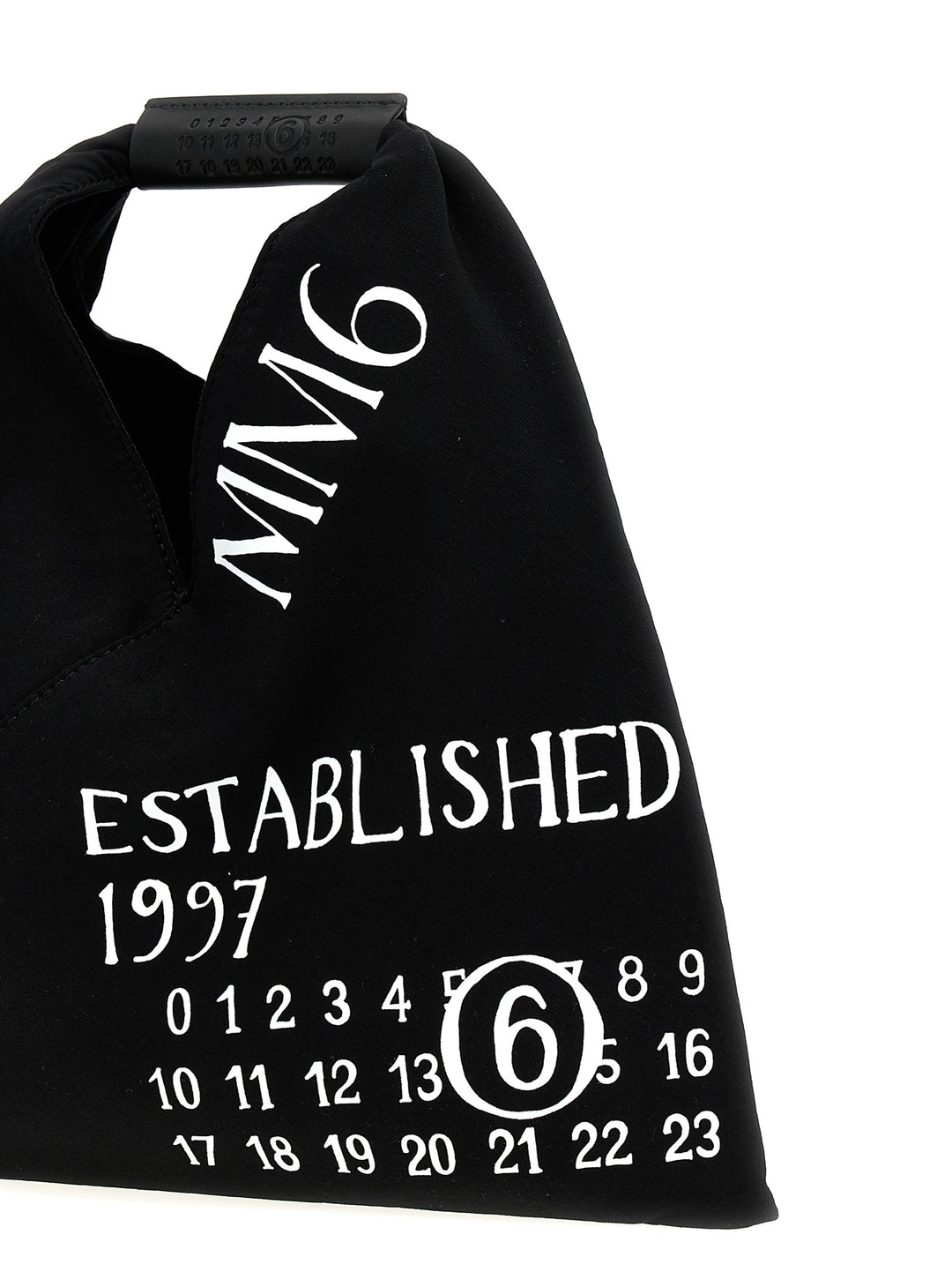 Mm6 Maison Margiela Mini Japanese Borse a Mano - Bianco/Nero | 8210fdf6b77c5bdca4926ecffc275761a2af9aeb