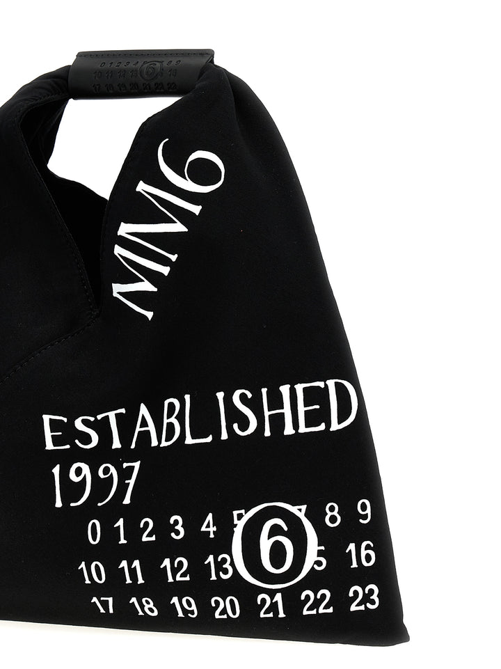 Mm6 Maison Margiela Mini Japanese Borse a Mano - Bianco/Nero | 8210fdf6b77c5bdca4926ecffc275761a2af9aeb