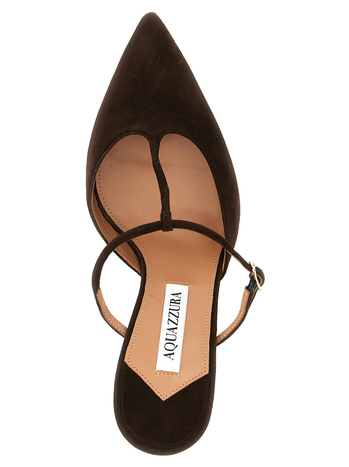 Aquazzura Sorbonne Decollete - Marrone | 131d2df6a7a3a4f20b0295a3fa8d8418cf5f13b4