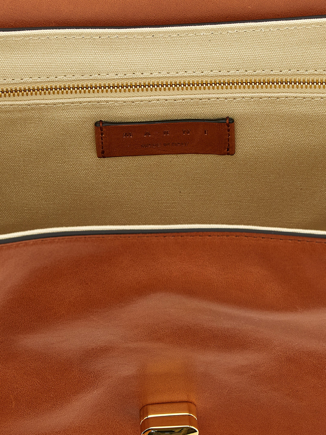 Marni Leather E/W Shoulder Bag Borse a Spalla e Tracolla - Marrone | 8f4e5c09b12612a17a341a845729b40e14ba7bd1