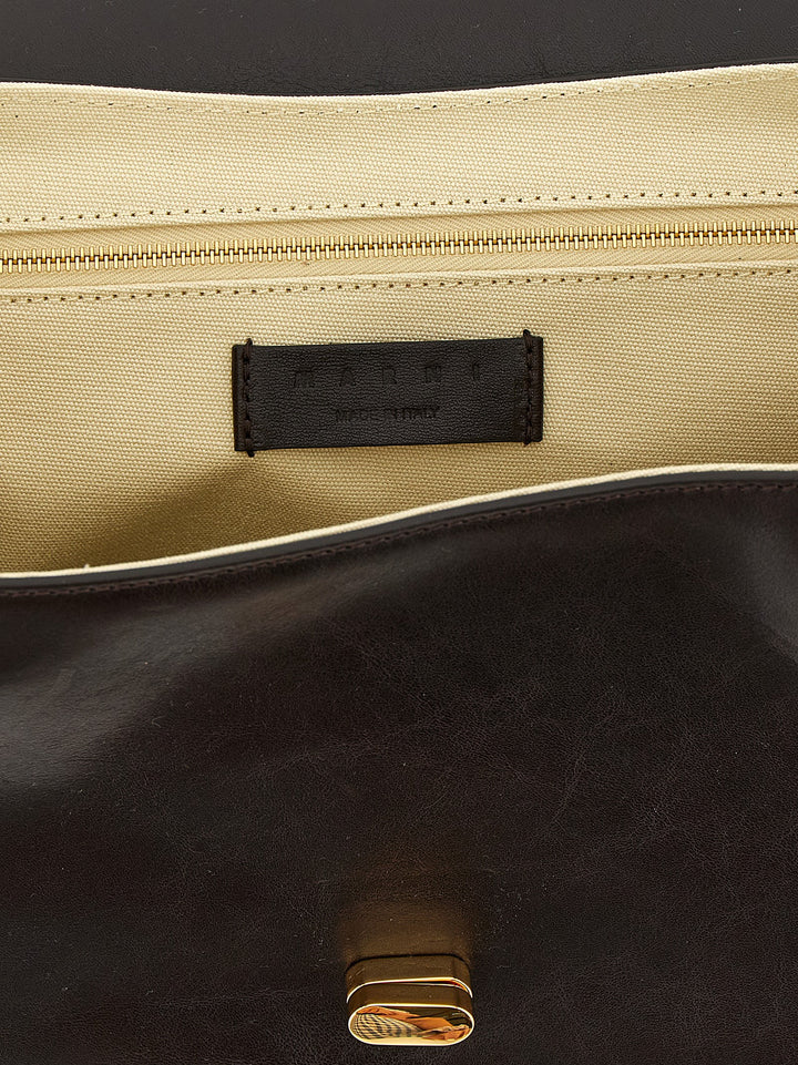 Marni E/W Leather Shoulder Bag Borse a Spalla e Tracolla - Marrone | a17e01aab199c3229f40b37319b3c4ca996bd57a