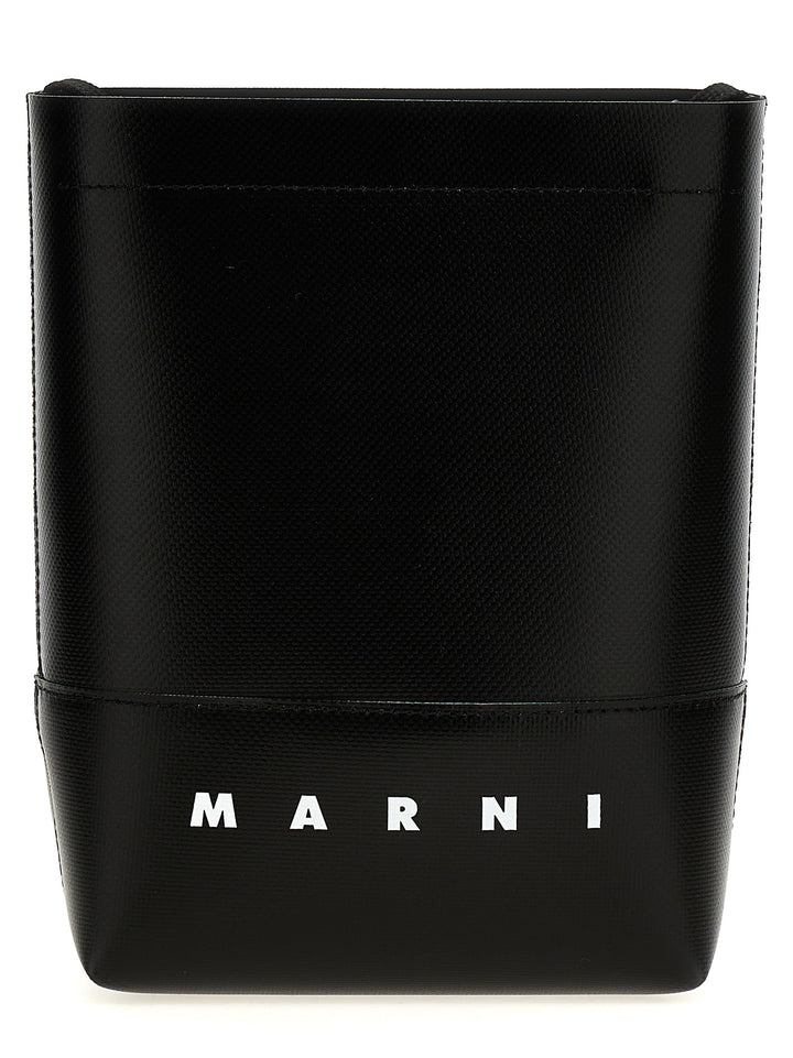 Marni Logo Shoulder Strap Borse a Tracolla - Nero | 36ce88810810518e594a500316bc271300374e73