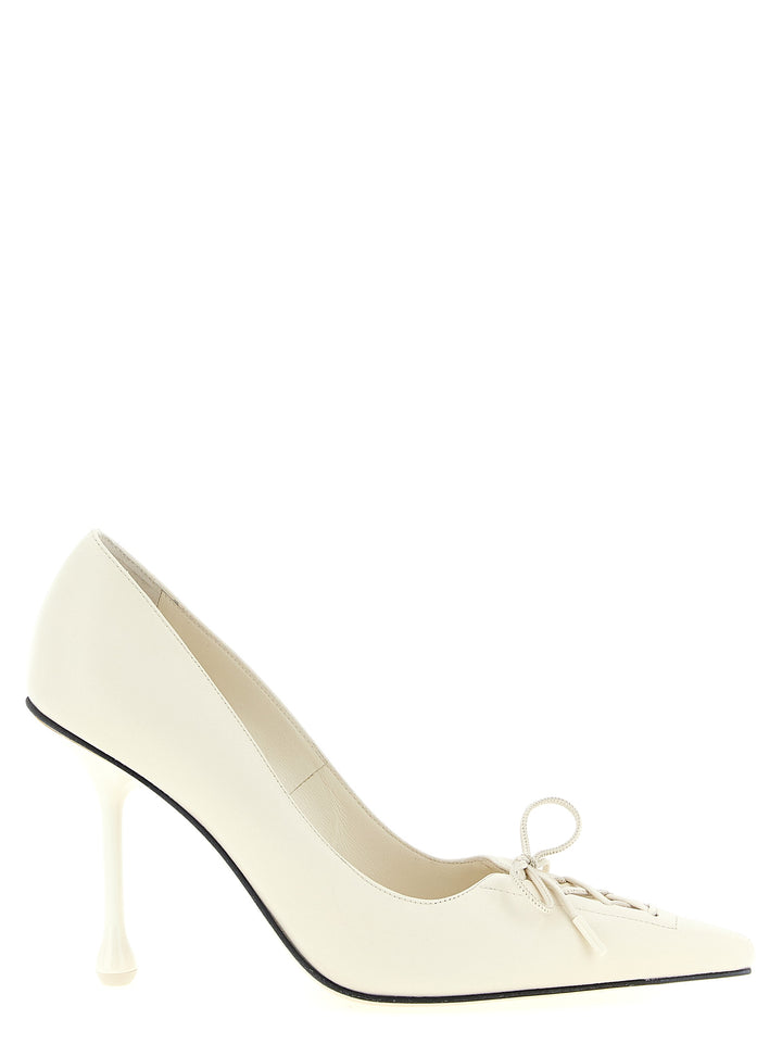 Jimmy Choo Scarlett Decollete - Bianco | ca20a19130e2da56ff60161fc32faedb53bf1cbd