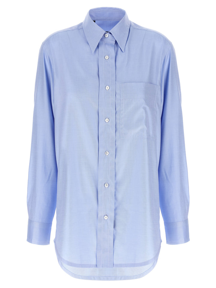 Brioni Sea Island Cotton Shirt Camicie - Celeste | ab635df3dbe54083ca55e1f7bbfd3018b748e394
