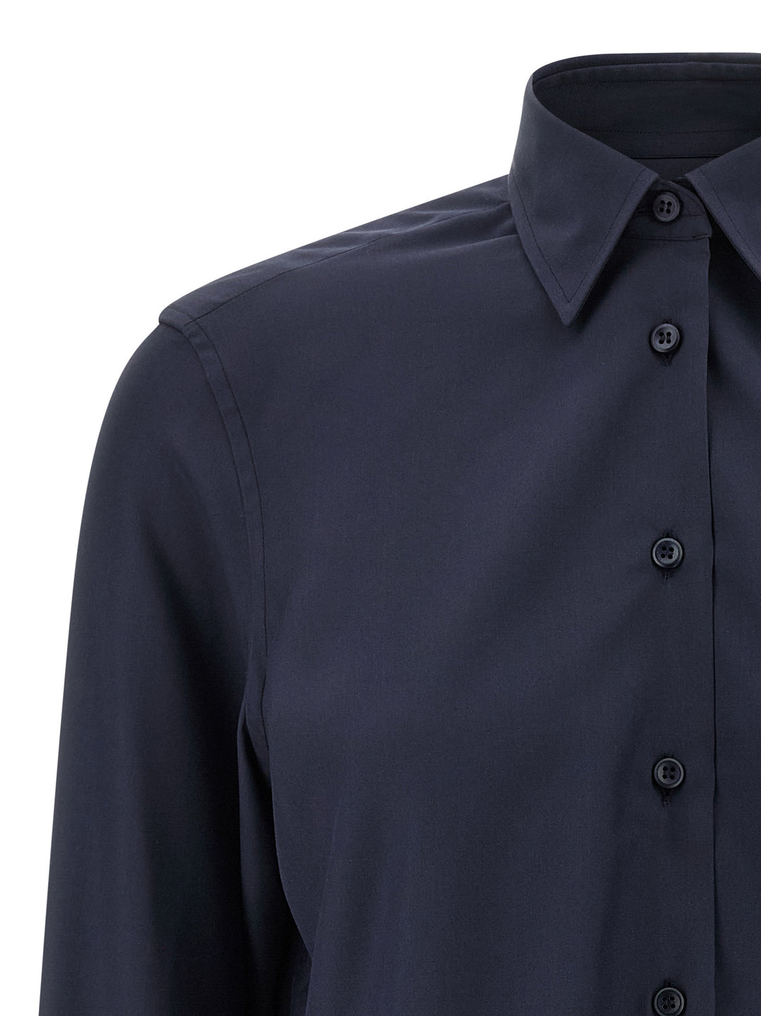 Brioni Silk Shirt Camicie - Blu | 13d90d9f8a690b49908ed9b739e055a4ba183c02