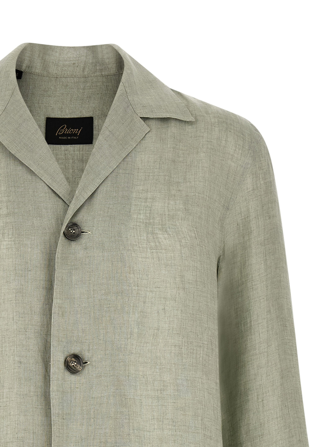 Brioni Blazer Shirt Camicie - Verde | 151cc7de835af0fce3ad9fdb1c7154e7b7756e13