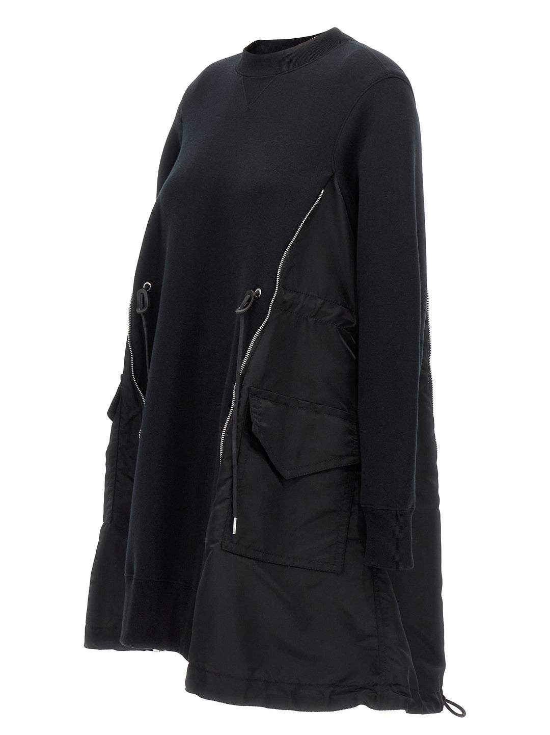 Sacai Sponge Abiti - Nero | 0b92224e07af8fbf1d5b1acde0f1e5fd0a5a7b39