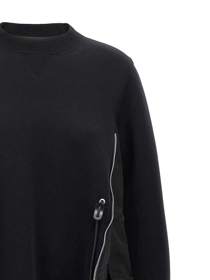 Sacai Sponge Abiti - Nero | ab03cb4df6a3618dd1764174f90bdab25adbc641