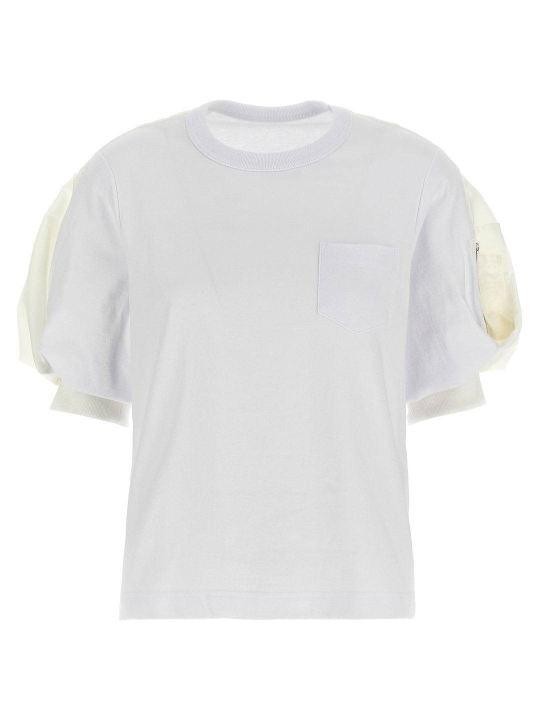 Sacai Balloon T shirt - Bianco | f097e893642fb623193c69748a5ae2d87f896e39