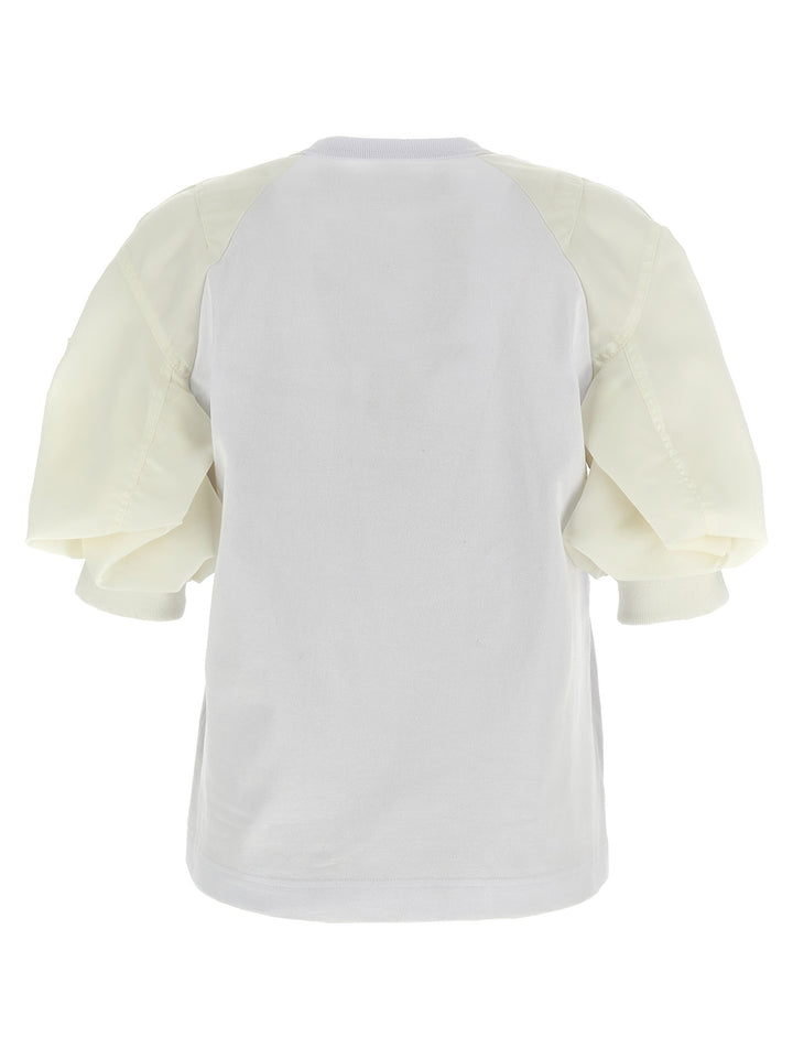 Sacai Balloon T shirt - Bianco | bbfe21506d46cb871dbd0c16d6a1a08e5034bd7b