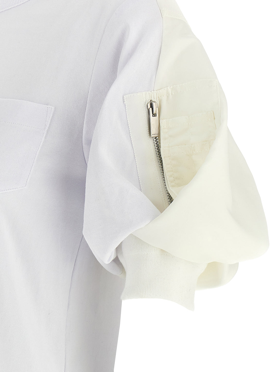 Sacai Balloon T shirt - Bianco | 7890df041c7a523427373135aad7c2c5af83591f