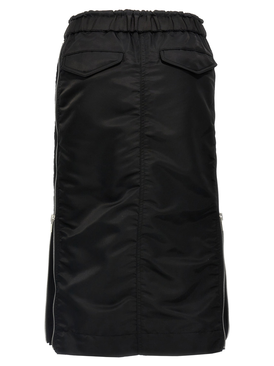 Sacai Pleated Insert Skirt Gonne - Nero | a787350c327d92a21413e90dabd62ae14c1df829