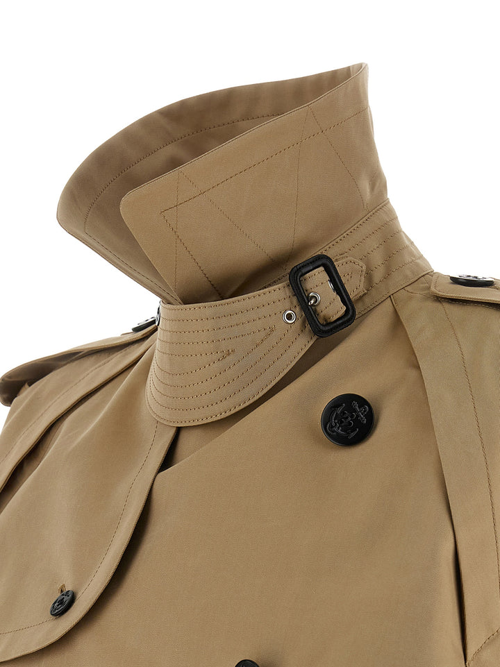 Sacai Double Layer Trench Coat Trench e Impermeabili - Beige | ff68bb7e43b2393b5837871e7e99c6cbbba85212