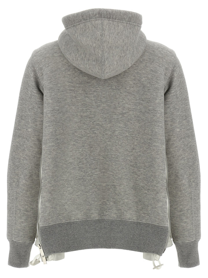 Sacai Sponge Felpe - Grigio | 643fd881ba28be8c2785212d42f4d13362d65a01