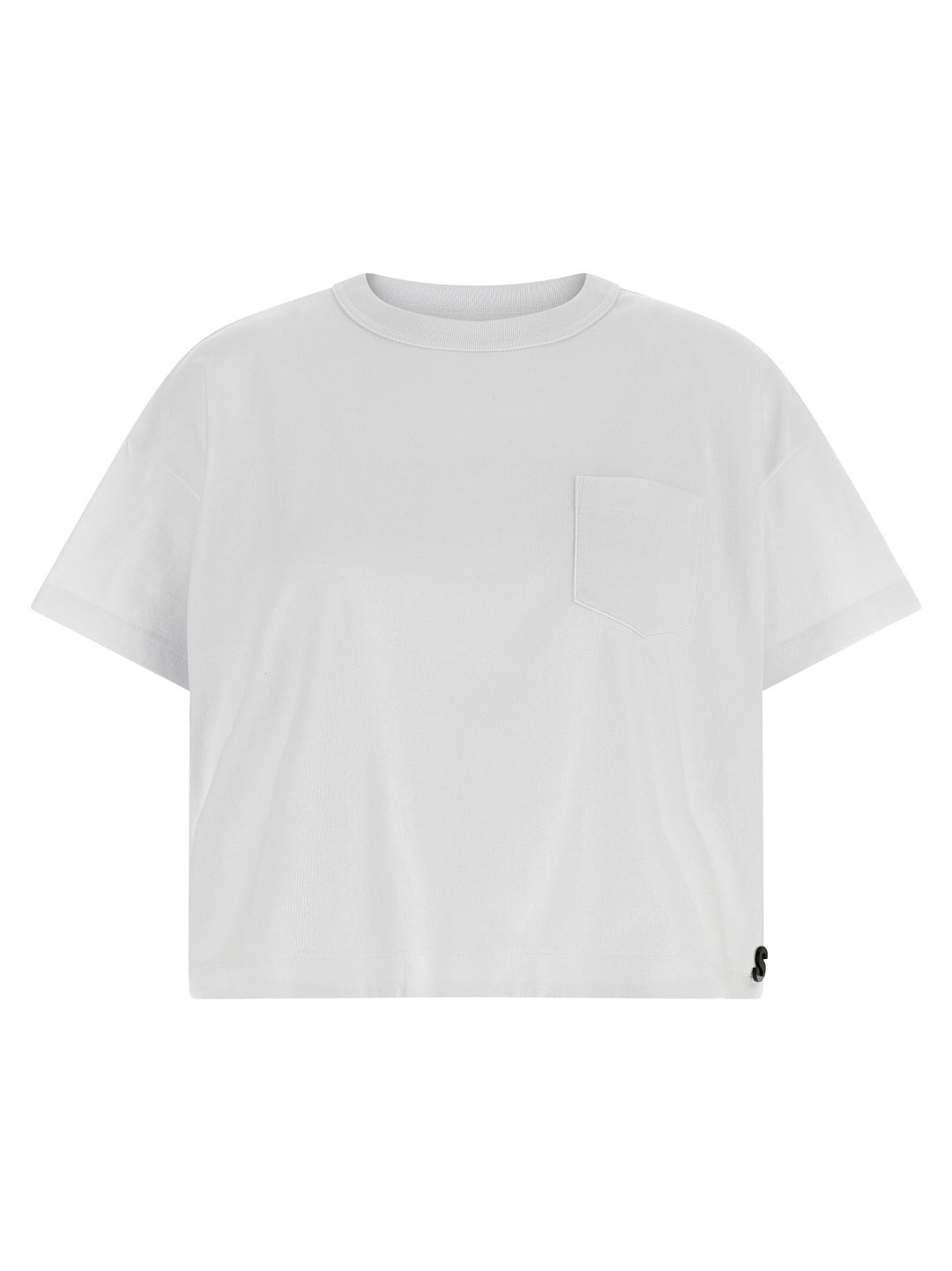 Sacai Logo Pin T shirt - Bianco | a0cf65a3573847dee856f1861a4db3710620b4e3