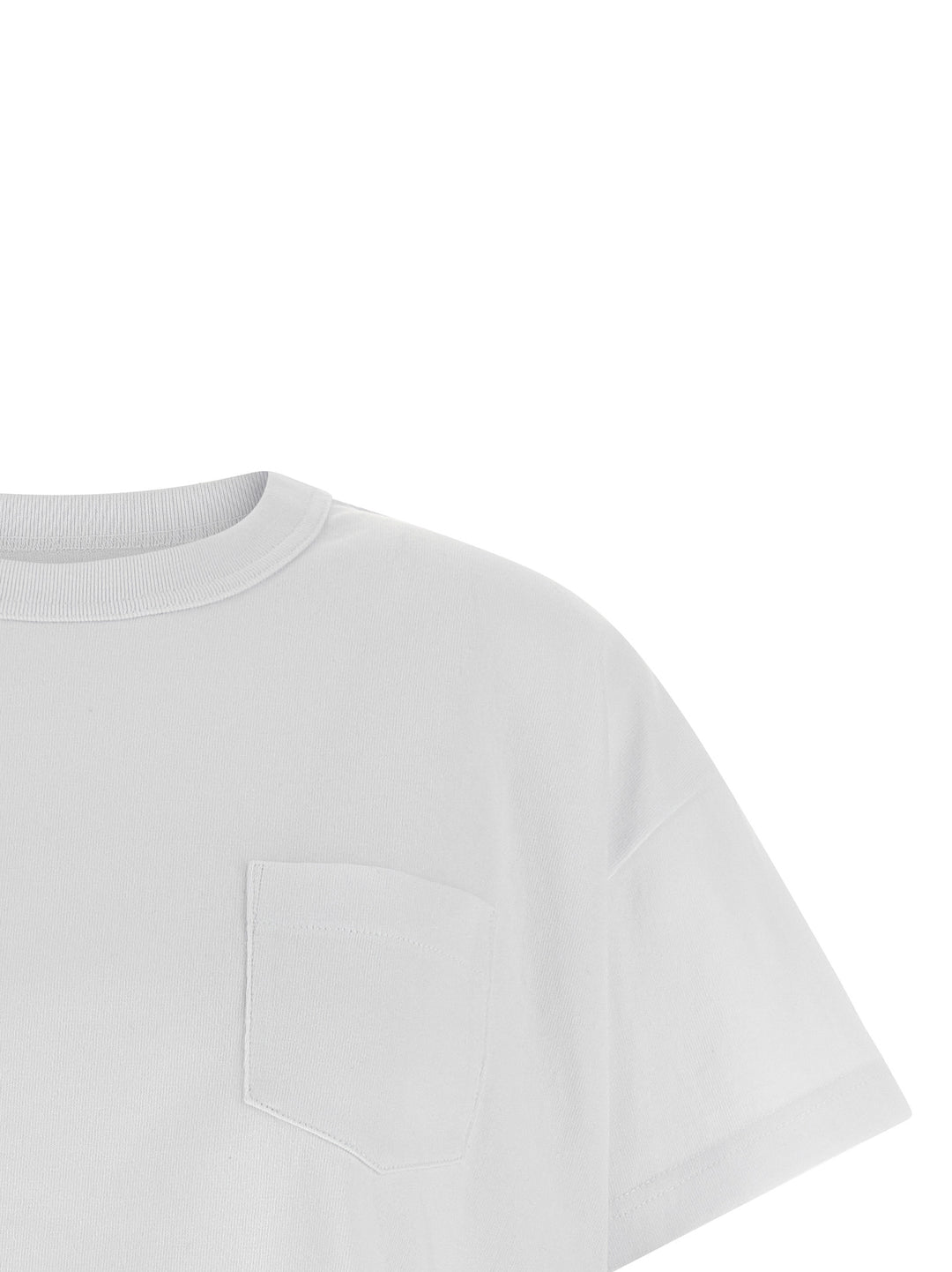 Sacai Logo Pin T shirt - Bianco | 3a246dffa99d1a87ad5db8a646ad1b8dfefe6761