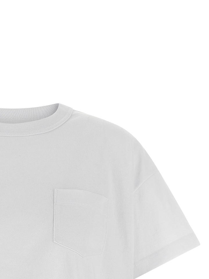 Sacai Logo Pin T shirt - Bianco | 3a246dffa99d1a87ad5db8a646ad1b8dfefe6761
