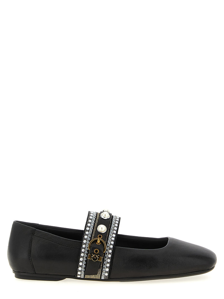 Pinko Max 04 Flat shoes - Nero | 091694bd07bc18740886b0aff3fb58d42ad1f57e