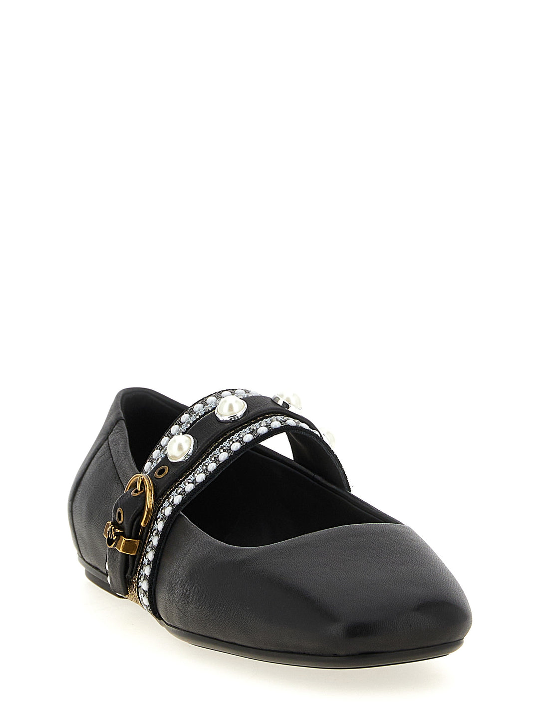 Pinko Max 04 Flat shoes - Nero | 2a67a4ab59cc524b62744f066759d1bf3536c239