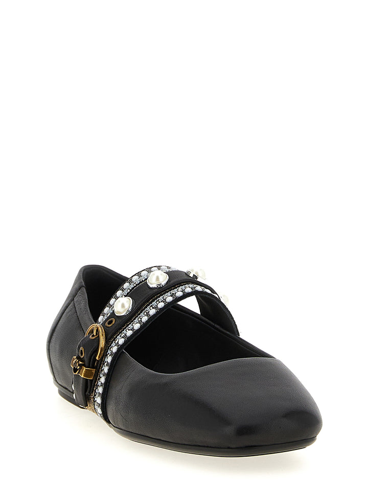 Pinko Max 04 Flat shoes - Nero | 2a67a4ab59cc524b62744f066759d1bf3536c239