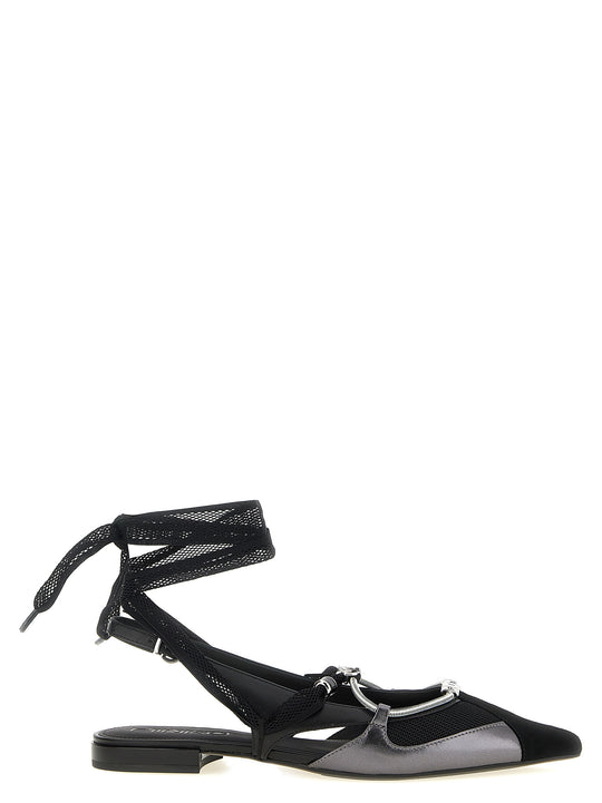 Gianira 30 Flat Shoes Nero