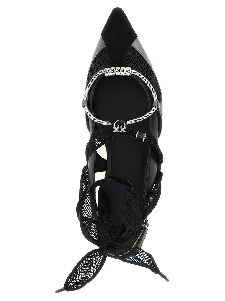 Pinko Gianira 30 Flat shoes - Nero | 2bbc165f160812f9255eeccd24865b86c831f976