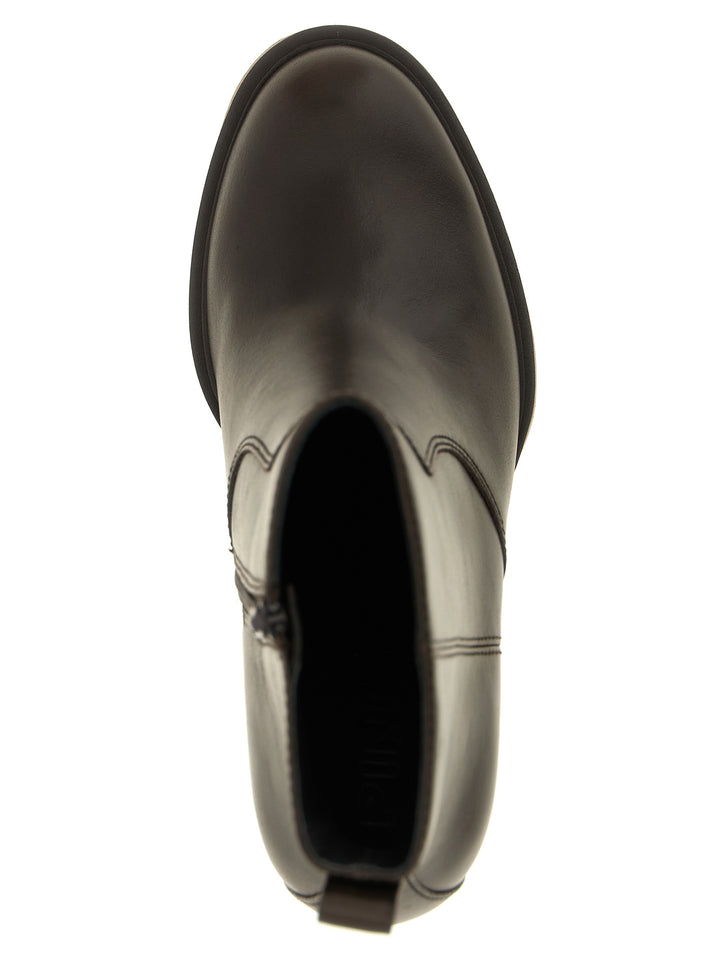 Pinko Clara Stivali e Stivaletti - Marrone | 96aff0c56d3f6cf0a83a3d37a197ae16e5e17c37