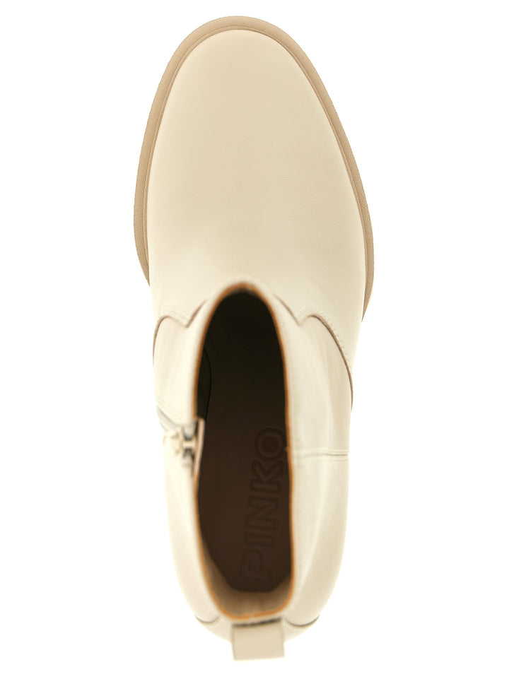 Pinko Clara 01 Stivali e Stivaletti - Bianco | 42c6551028eabbee3034398b10260a4b79c57d32