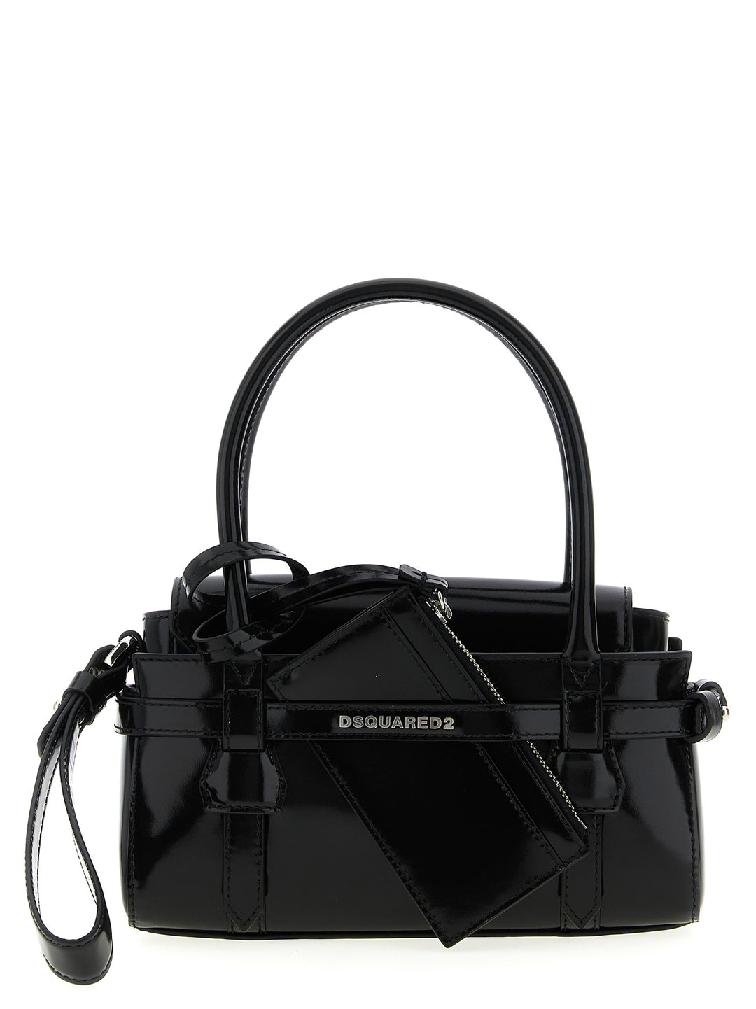 Dsquared2 Twin Mini Borse a Mano - Nero | 892c10eb9f55bae71b3ecf0a69fb3969f2c95078