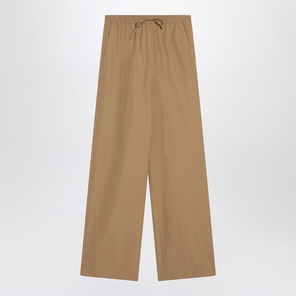 Sand-Coloured Trousers In Cotton