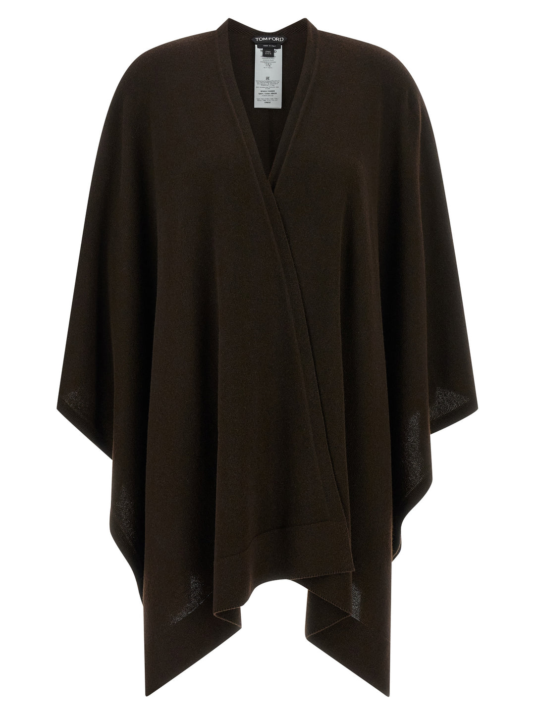 Tom Ford Cashmere Poncho Mantelle - Marrone | 93d4a6d66215d90eef355693be1f251d14a7b59c
