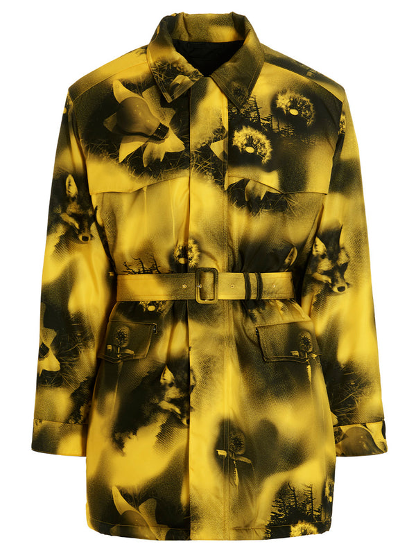 Cazadoras Re-Nylon Estampadas Amarillo