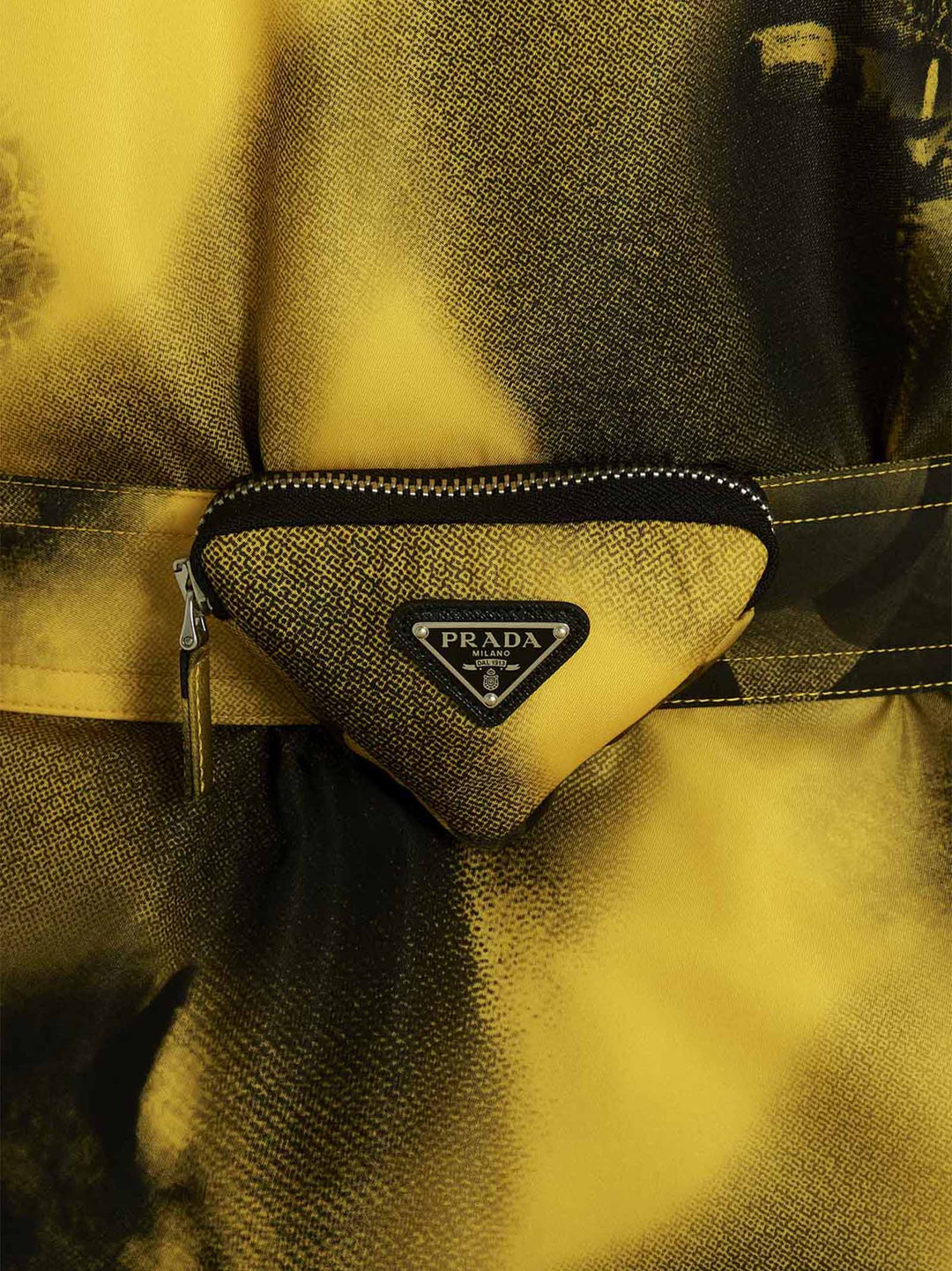 Prada Re-Nylon Printed Parka Giacche - Giallo | c09bf3ad03b4393bcf631671f0aa7ada31165361