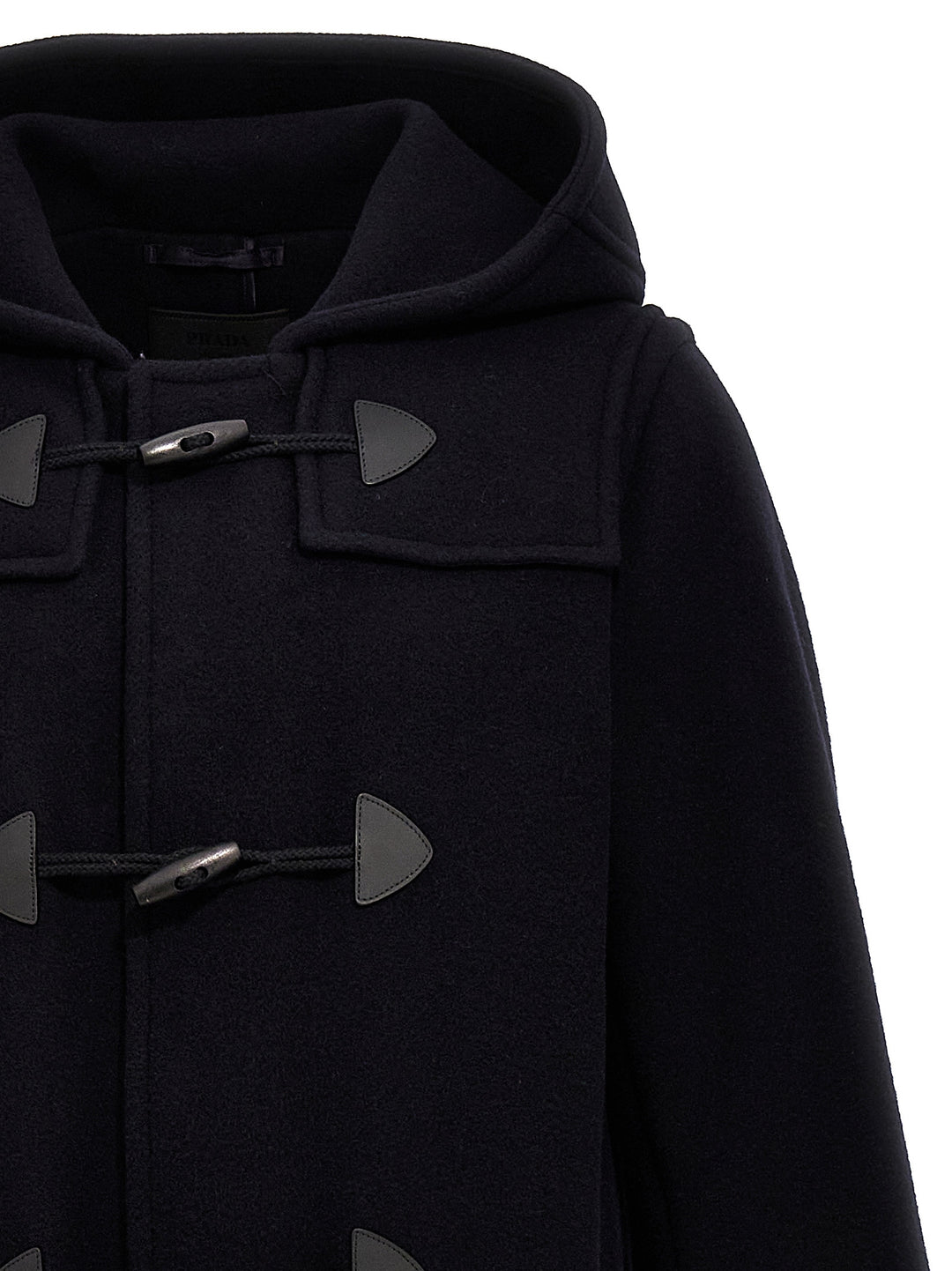 Prada Long Montgomery Coat Trench e Impermeabili - Blu | 3651602c1bcaf91409984ad3e3c33ac5ad4a3855