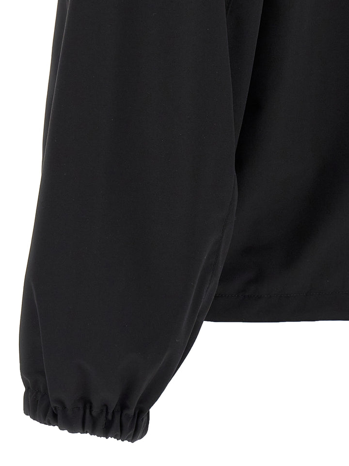 Prada Travel Wool Blouson Puffer Jackets - Nero | bb1ab2a0761d31ee5604636c39baff2007e17997