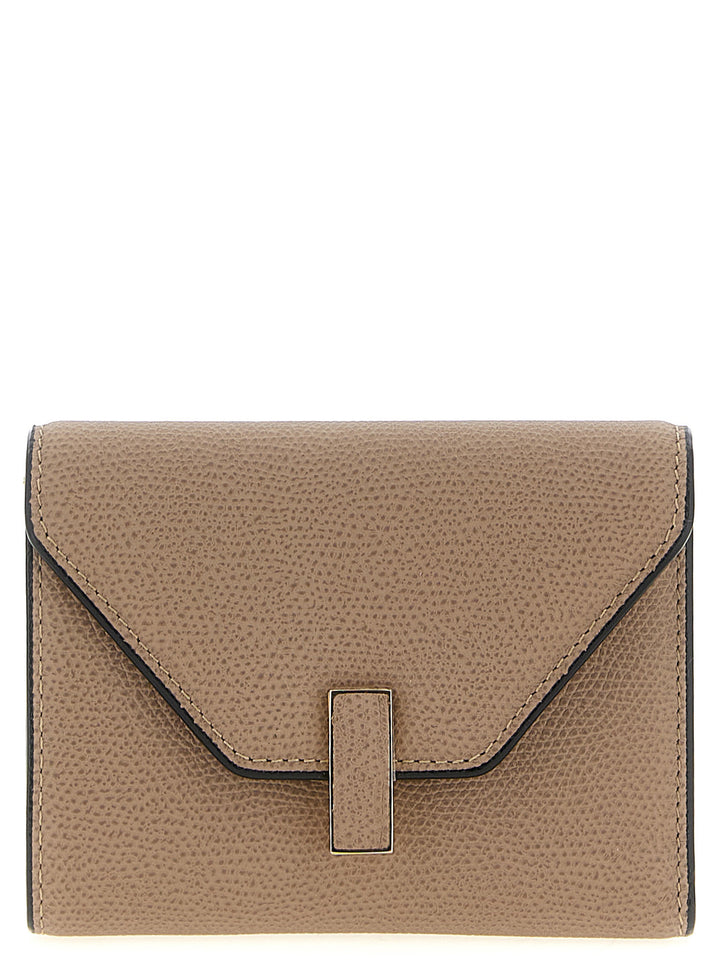 Valextra Iside Trifold Portafogli - Beige | 8fae7ee0c503c3e63b5d620248d67d31a87ed083