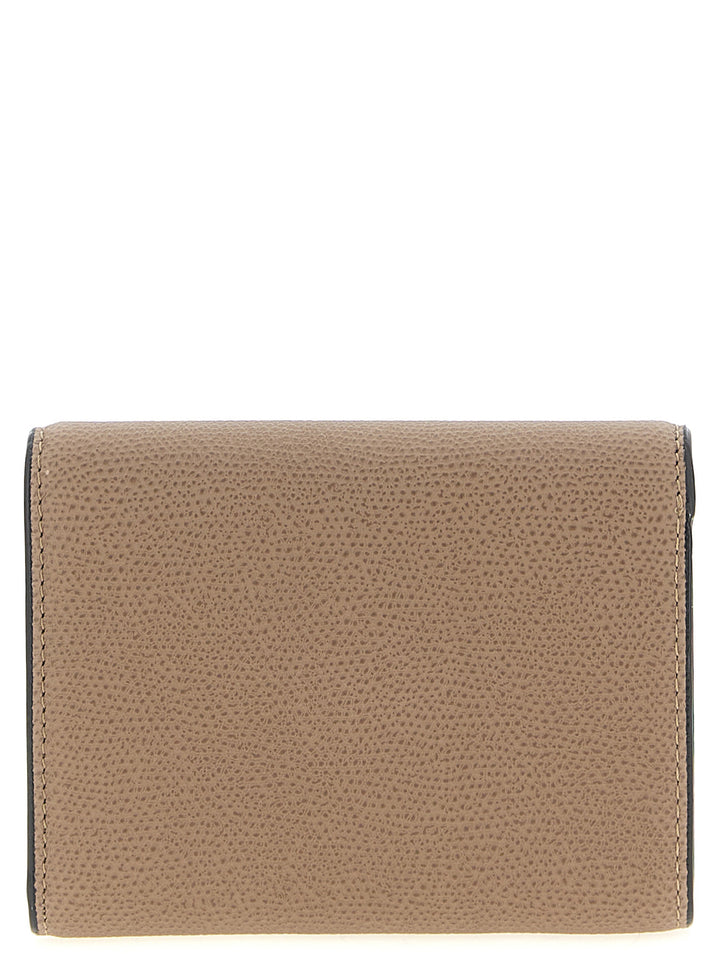 Valextra Iside Trifold Portafogli - Beige | 276b1c6d2ecd28acd2e45fbda18cf79a9c80cdf7
